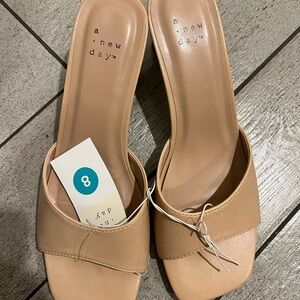 A New Day Women's Beige Heels
